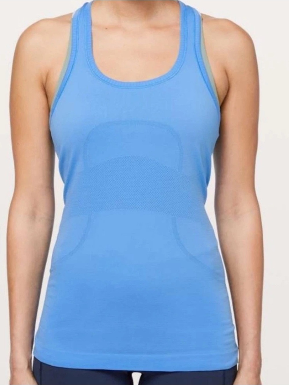 Lululemon Swiftly Tech Racerback Tank Top Heathered Blue